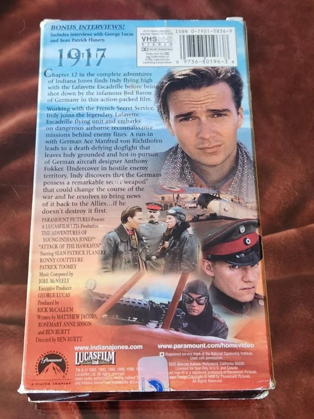 Young Indiana Jones - Chapter 12: Attack of the Hawkmen - 1999 - VHS